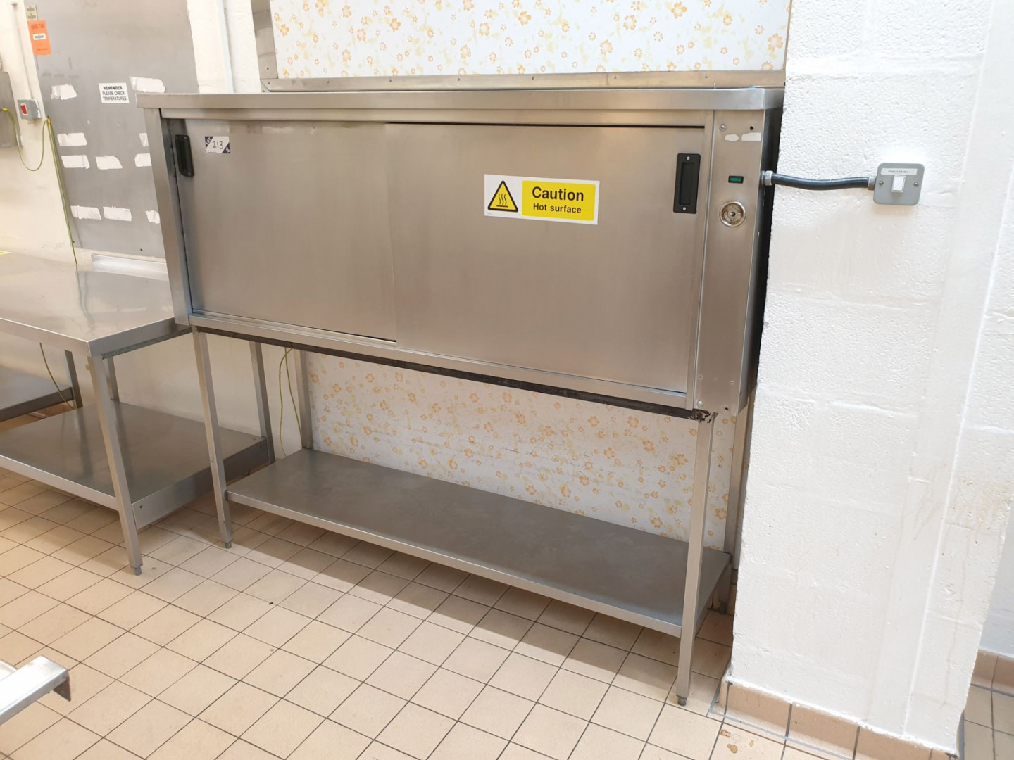 Elior stainless steel double door warming cabinet...