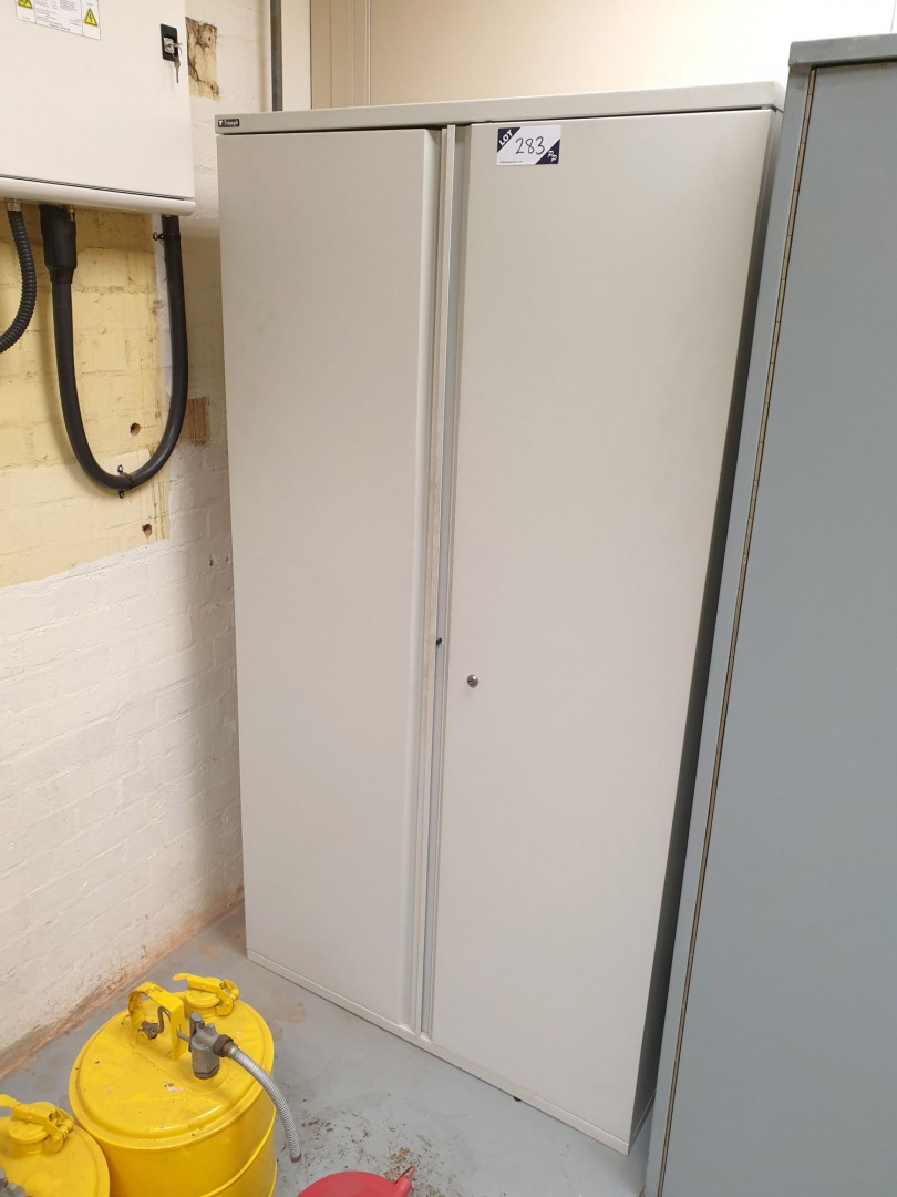 Triumph grey 2 door storage cupboard, 960x470x1800...