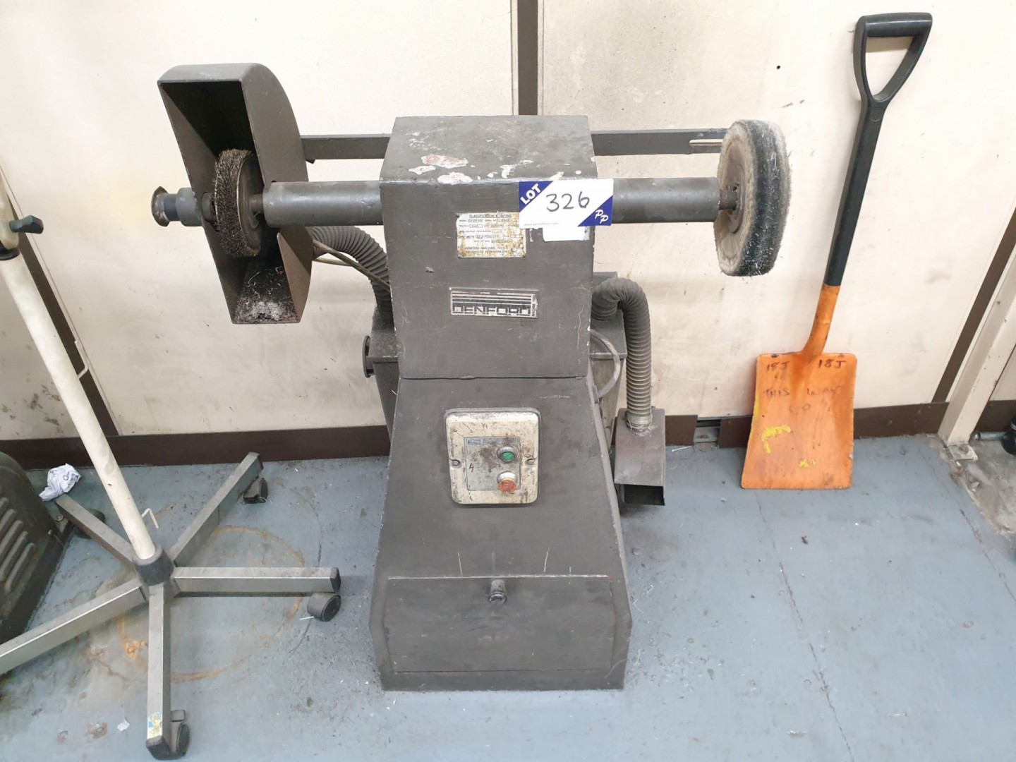 Denford TDS/9/DEP freestanding double ended polish...