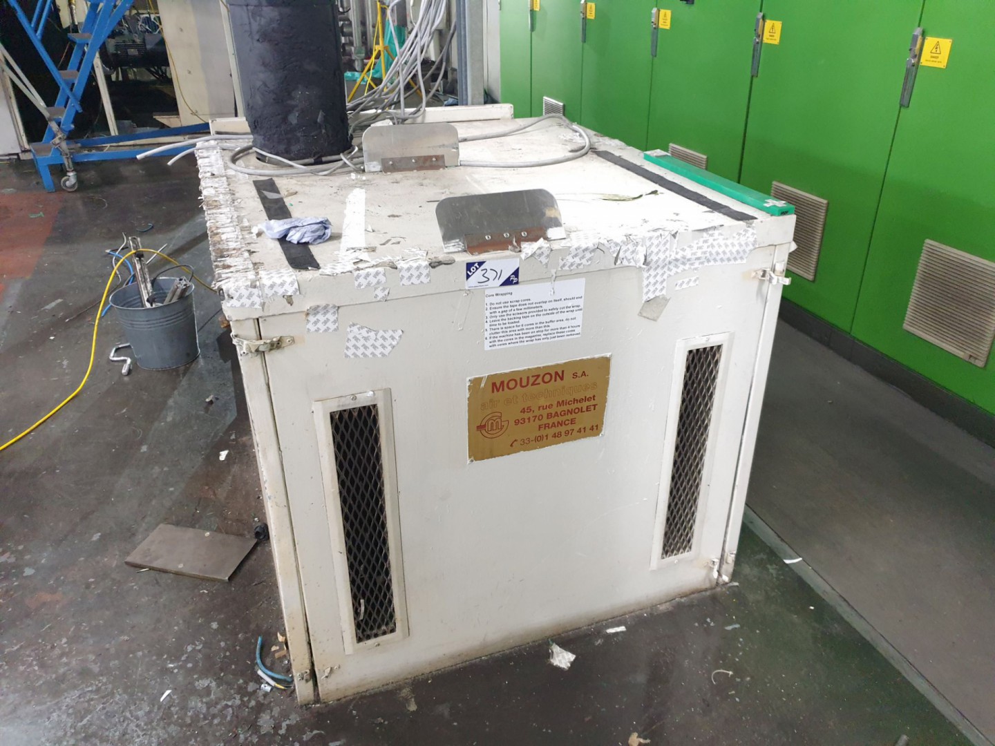 Mouzon blower unit, 11kW in soundproof enclosure
