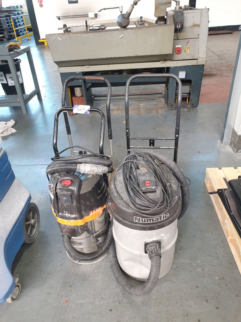 Numatic industrial vacuum, Sealey Power Clean indu...