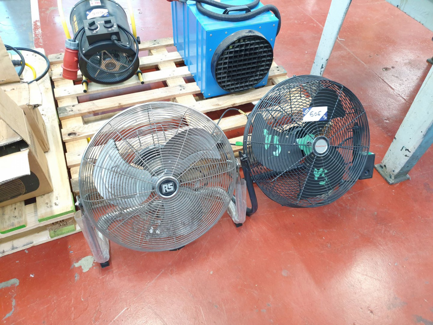 RS & Honeywell industrial fans, 240v