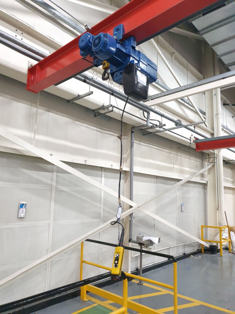 Demag 1ton SWL electric chain hoist, pendant contr...