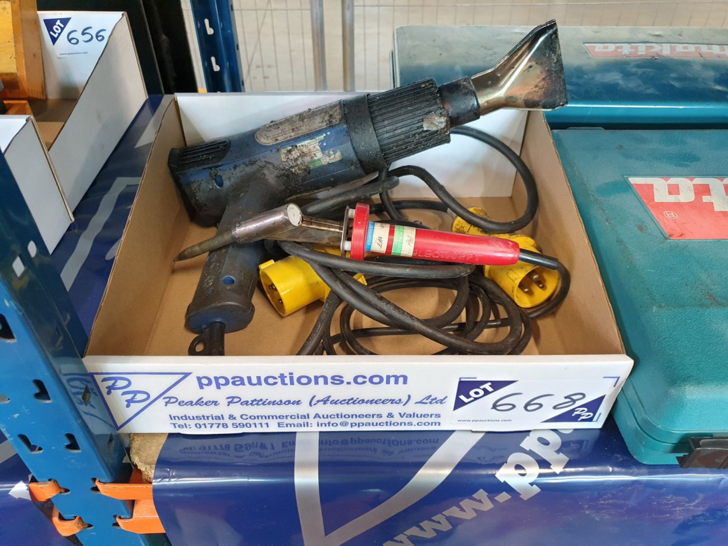 Steinel 110v heat gun & 110v soldering iron