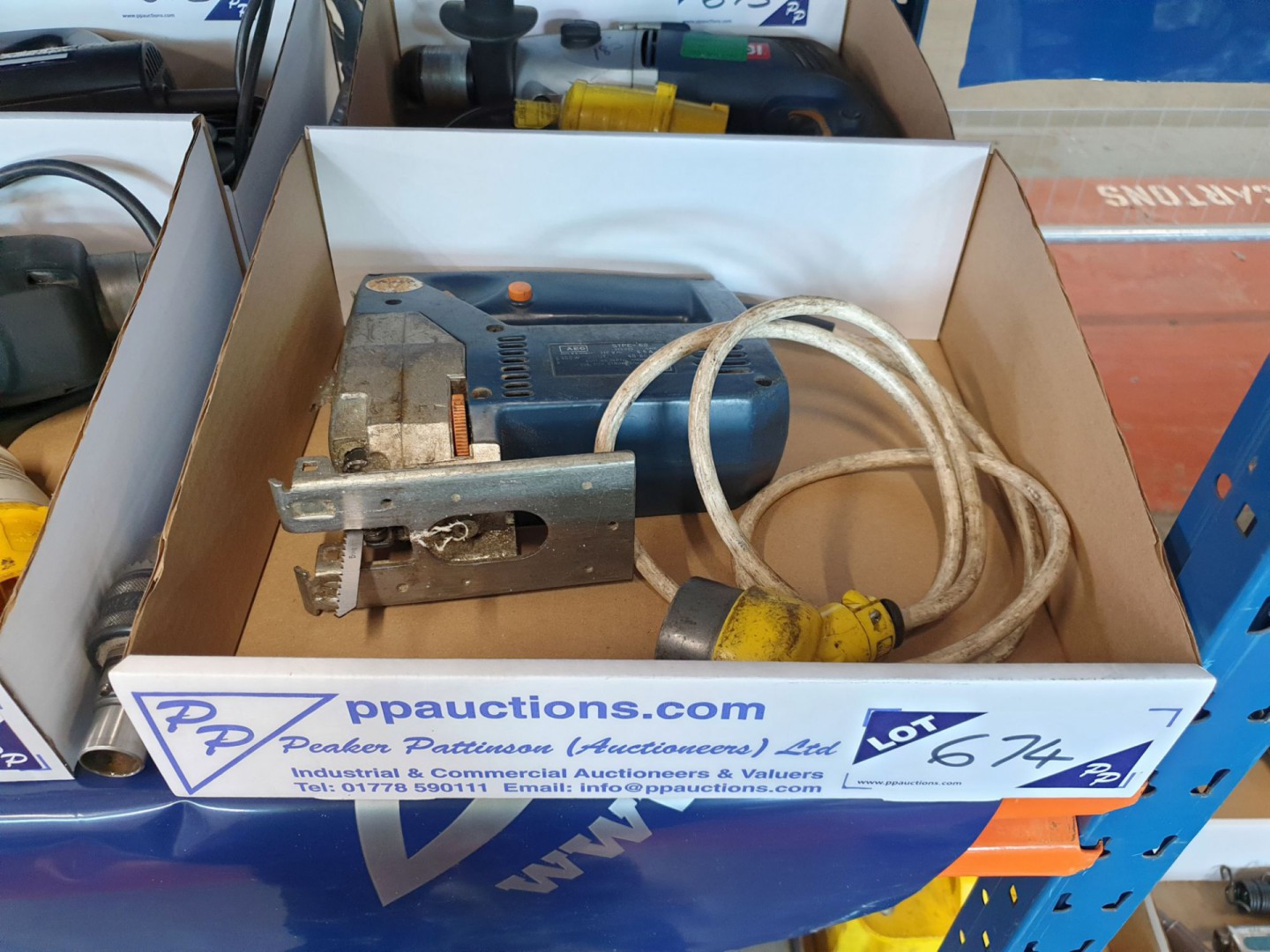 AEG STPE-60 jigsaw, 110v, 400W