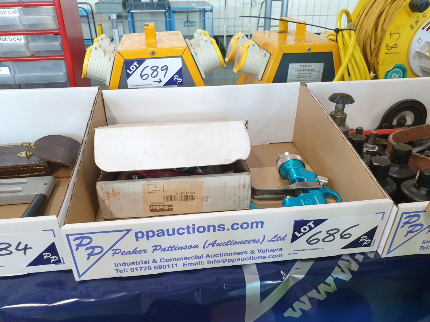 Parker VJ100 pneumatic Vacu-Jet & Kremlin M21G spr...