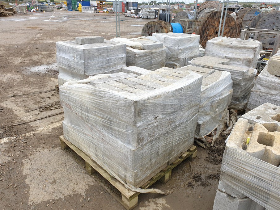 Qty capping blocks on 7 pallets