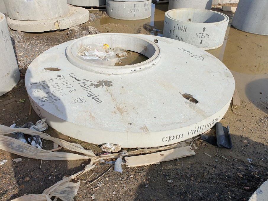 CPM 2100mm concrete lid with 1200mm access hole