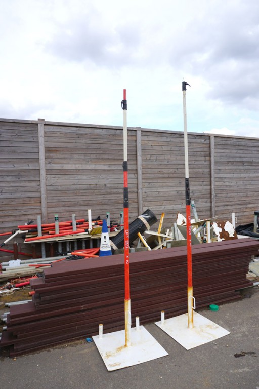 10x red & white extension height GS6 posts&nbs...
