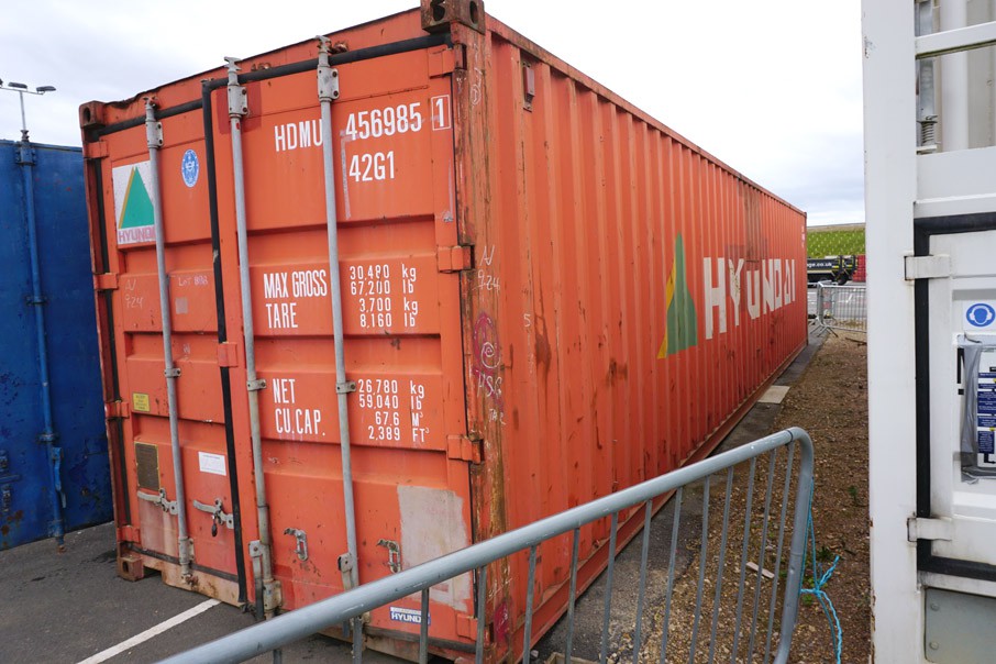 40ft shipping container, ROK/067/-KR/95, HP-1AA-46...