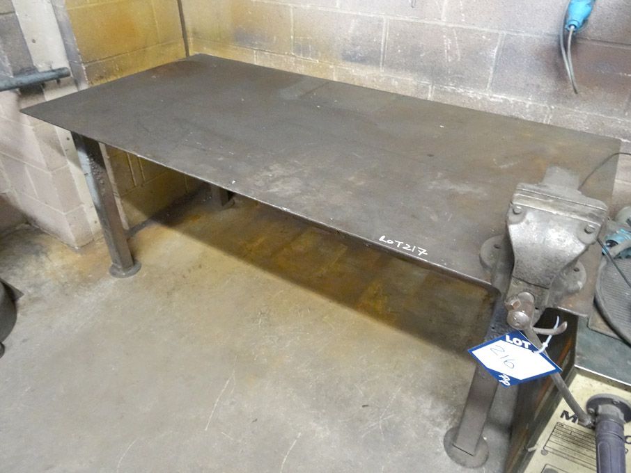 2000x1000mm metal welding table