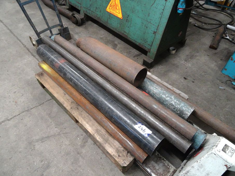 AMEND: Qty various thick wall steel tube to 170mm...