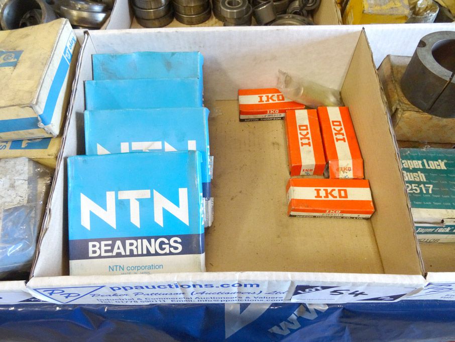 Qty various NTN, IKO metal bearings