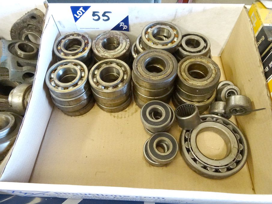 Qty various metal bearings