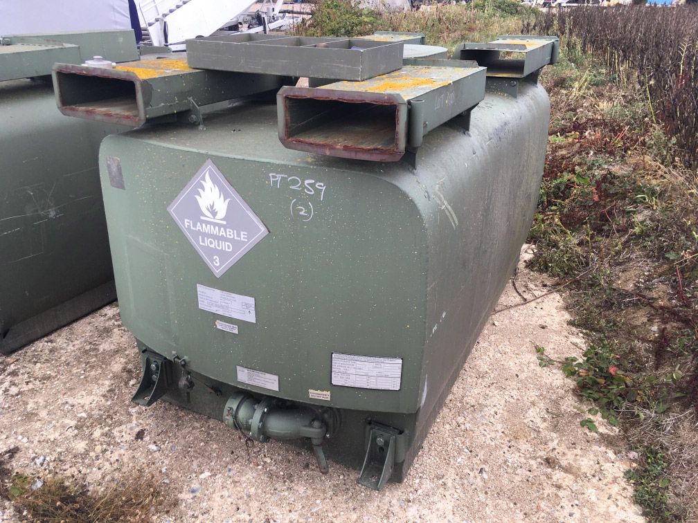 Road transport approved 2,200ltr aluminium fuel ta...