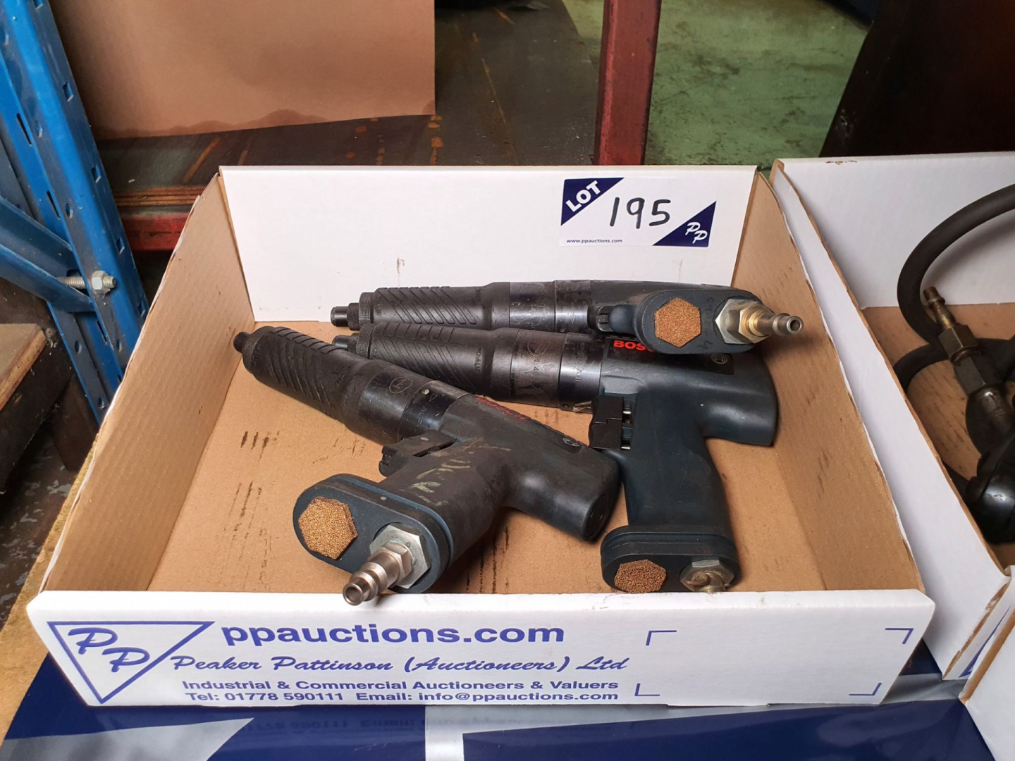 3x Bosch etc pneumatic wrenches