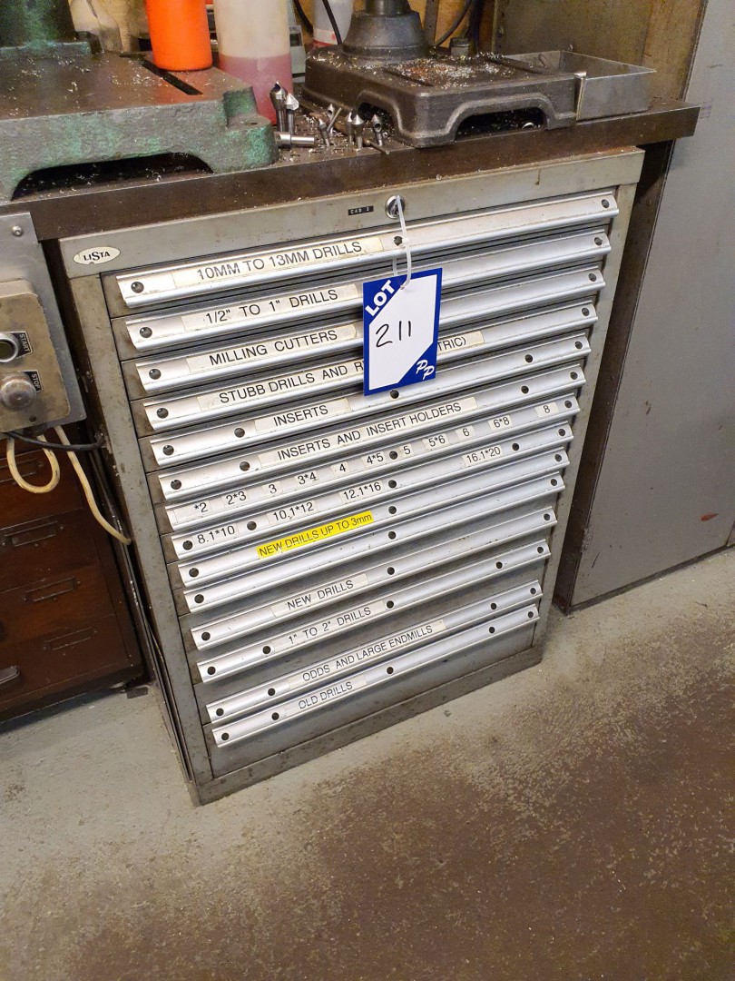 Lista 14 drawer metal storage cabinet