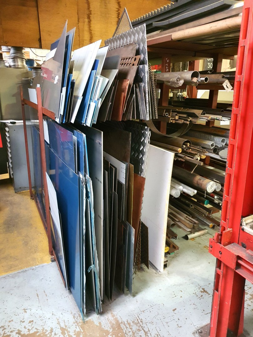 Large Qty various size steel, aluminium, brass, co...