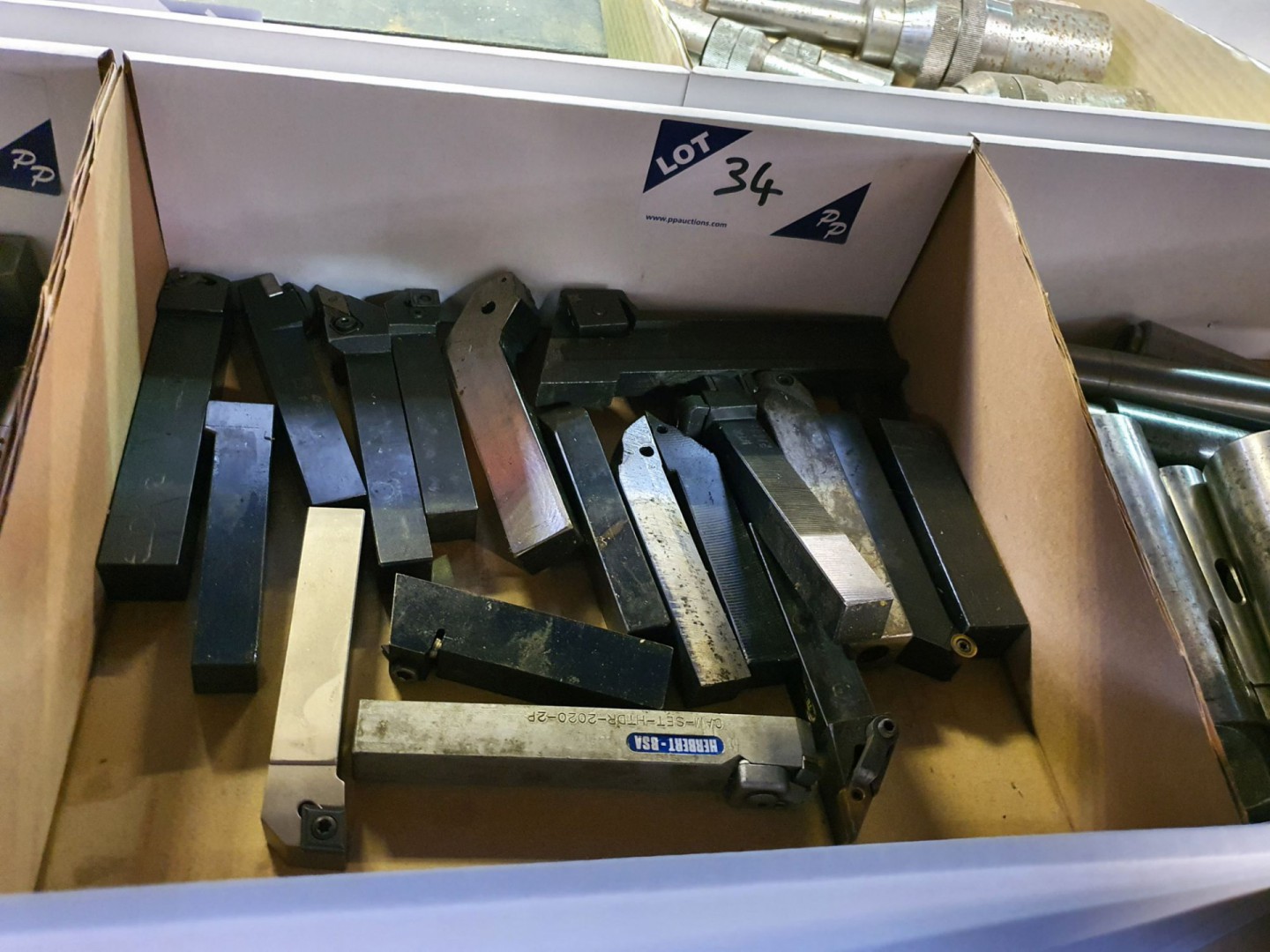 Qty various tip turning tools