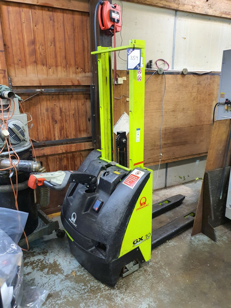 Pramac GX10 electric pallet lift truck, 1000kg cap...