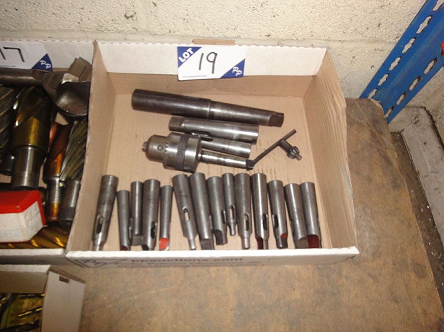 Jacobs 16mm drill chuck & various morse taper...