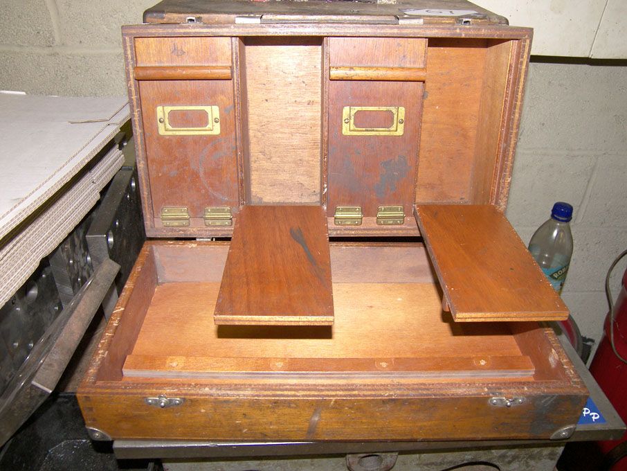 Cheney 4 compartment wooden storage chest