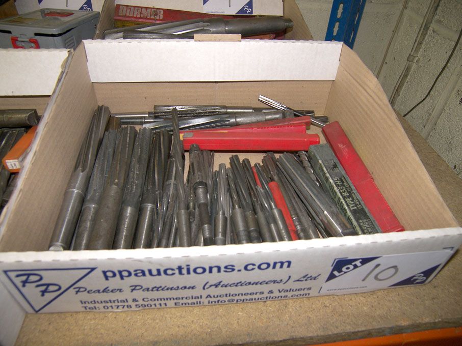 Qty HSS machine reamers to 20mm approx