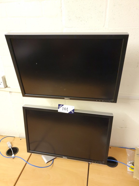 2x various Dell monitors