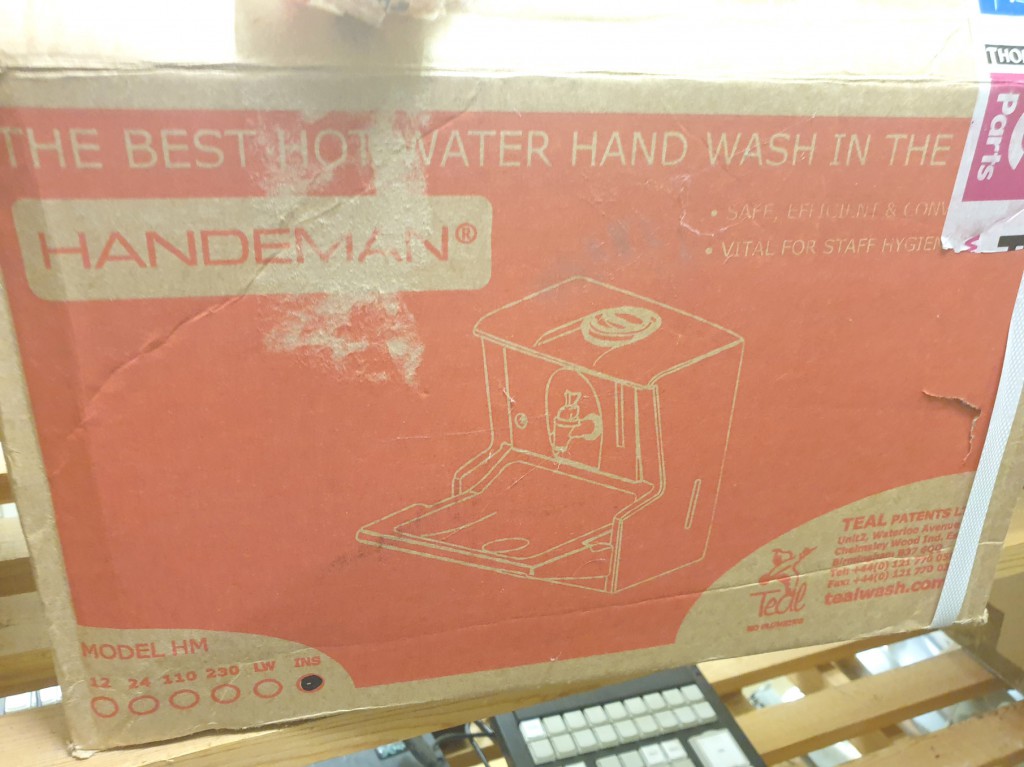Handeman HM hot water hand wash (boxed & unused)
