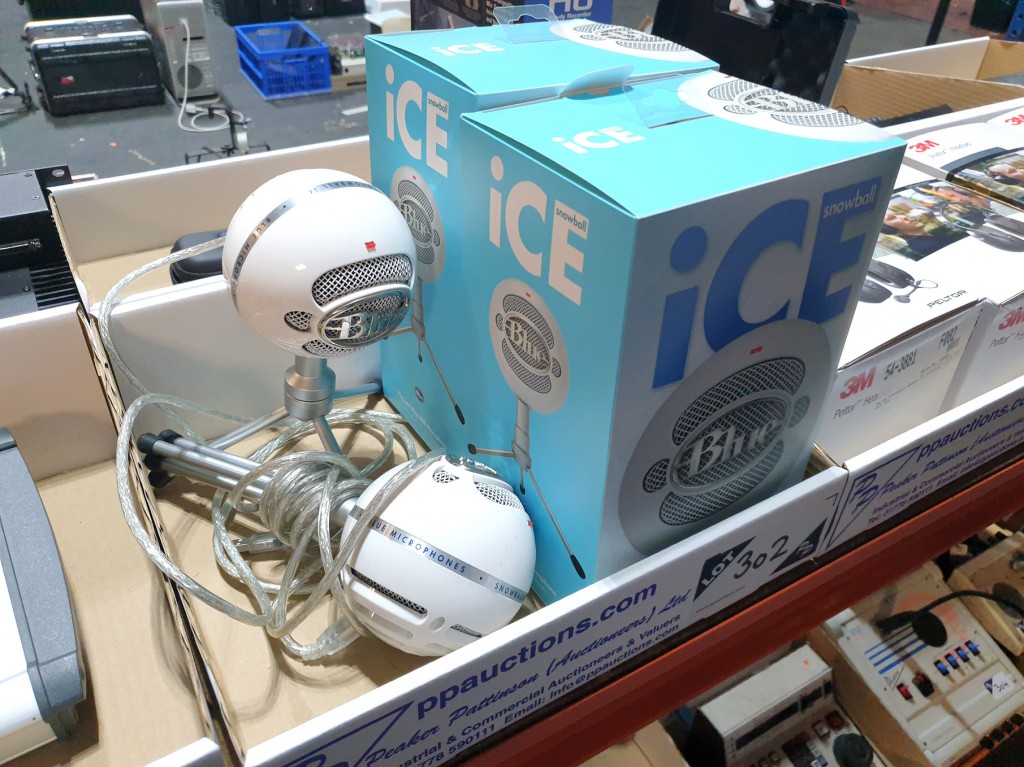2x Snowball Ice Blue plug & play USB microphones (...