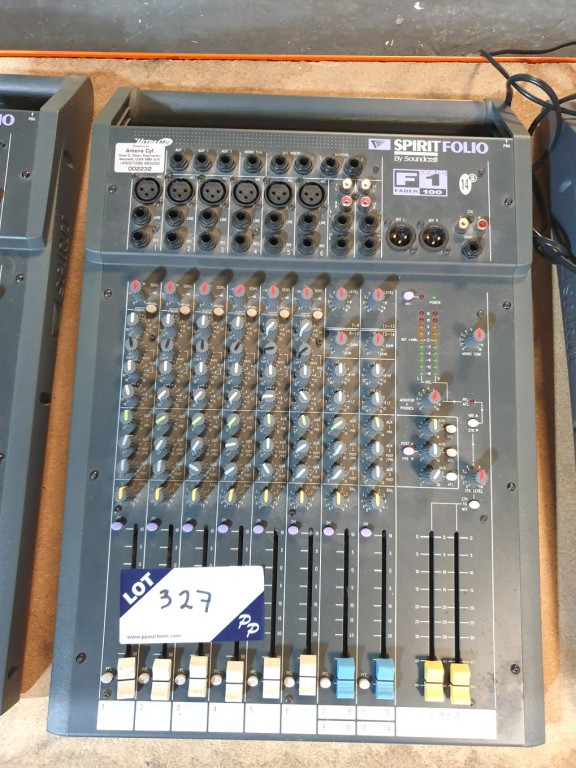 Soundcraft F1 Spirit Folio mixing console (no PSU)