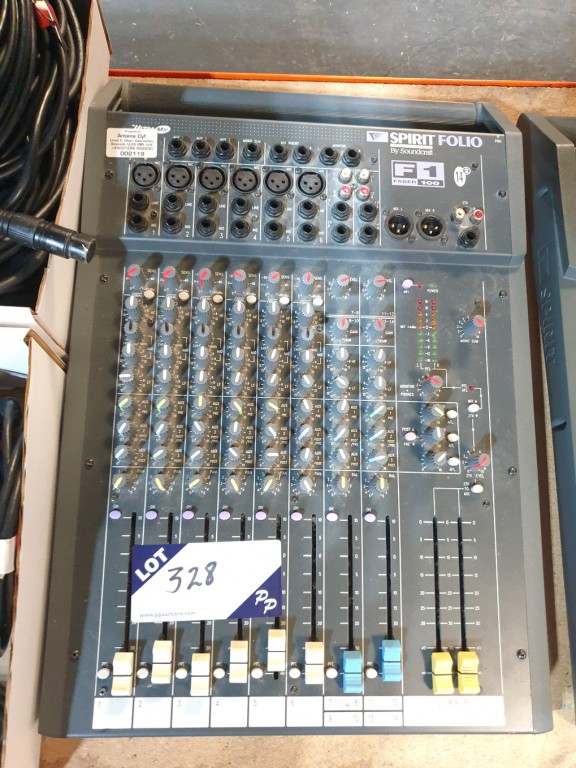 Soundcraft F1 Spirit Folio mixing console (no PSU)