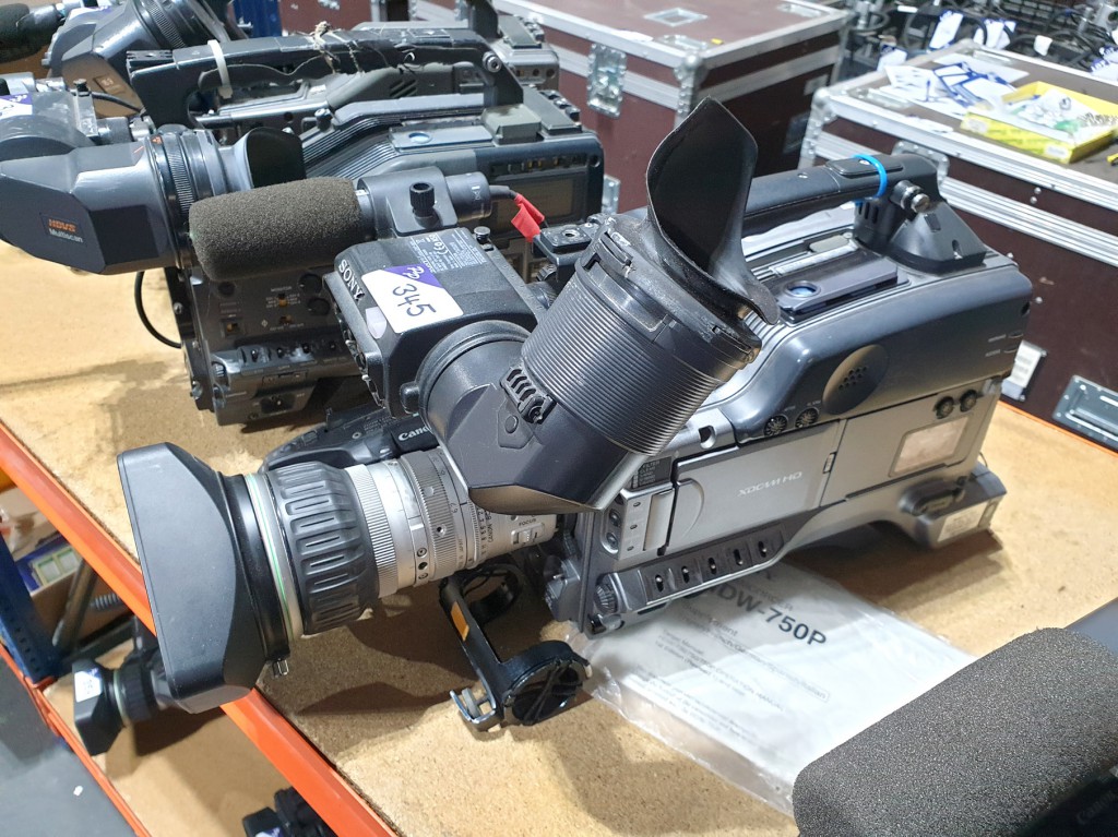 Sony PDW-F330 professional disc camcorder, Canon B...
