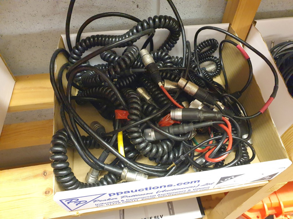 Qty various Tajmi, Hirose audio mixer cables
