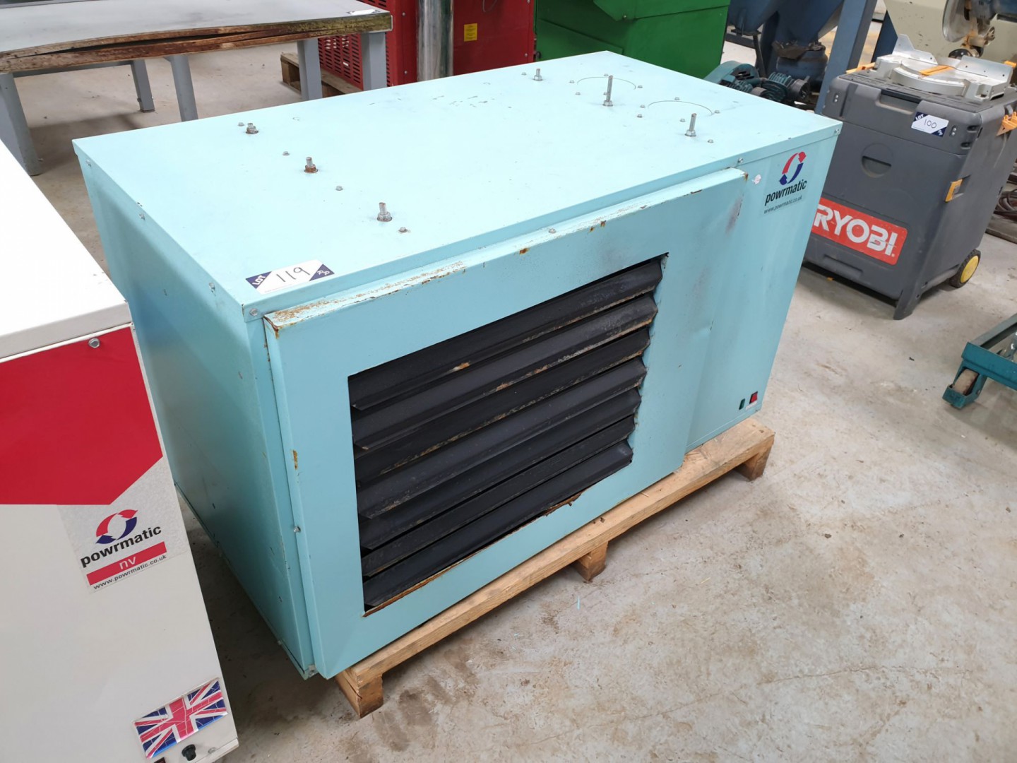Powrmatic NVX60/F/1 industrial gas factory heater...