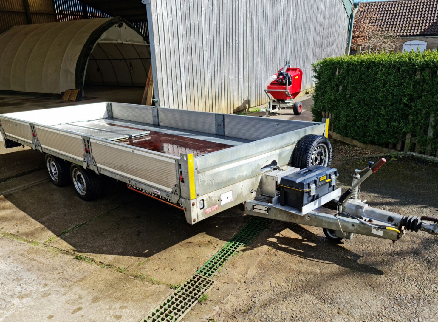 Brian James T-CGF-510 twin wheel plant trailer, 5x...