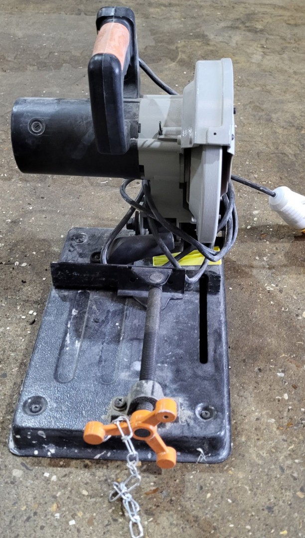 Evolution Rage4 electric chop saw, 1250W, 185mm di...