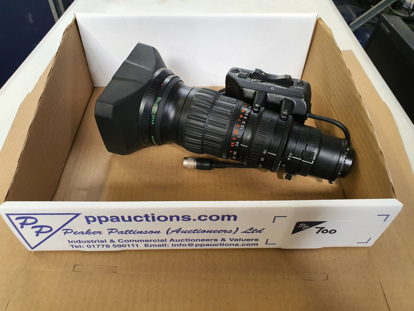 Fujinon wide TV zoom lens, Fujinon A13X6.3BRM-SD 6...