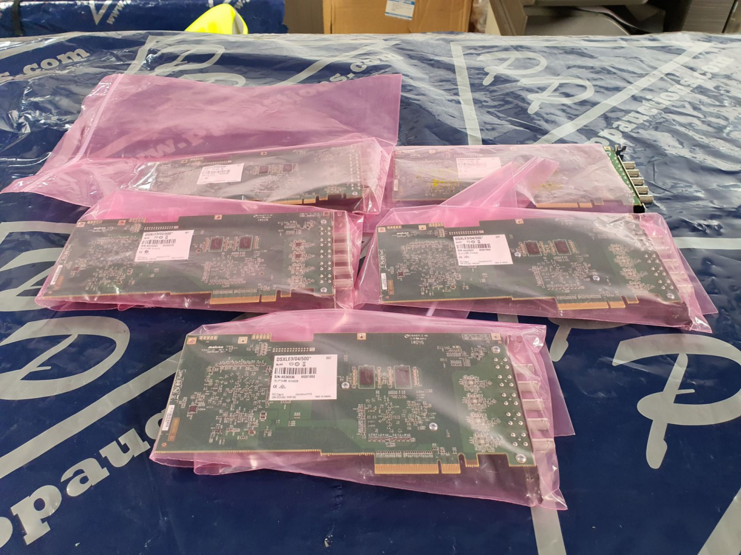 2x Matrox DSXLE3/22/500 & 3x Matrox DSXLE3/04/500