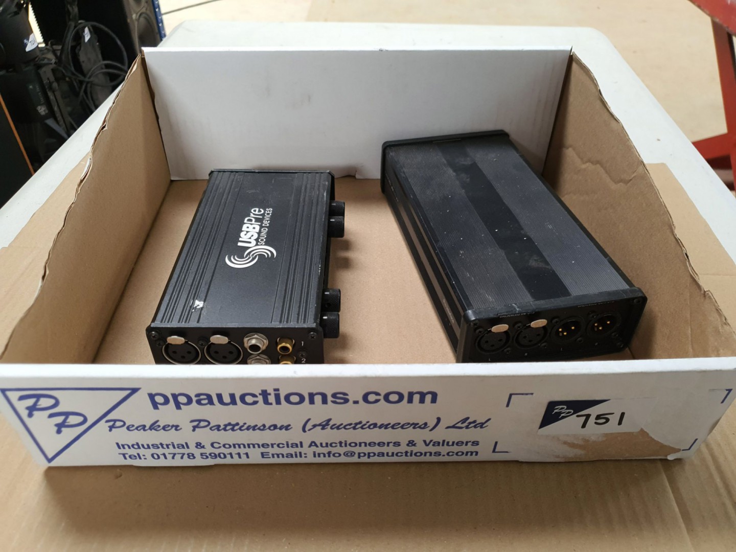 Canford Pro interface unit, USB pre sound devices