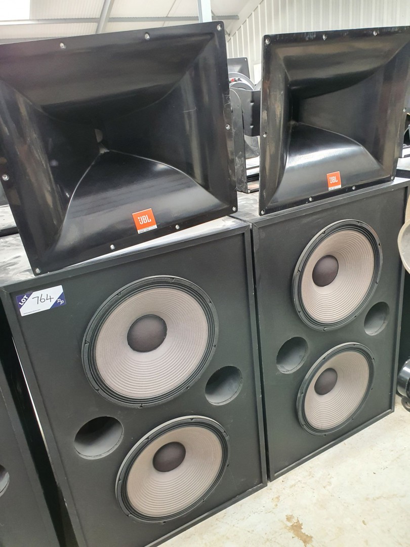 2x JBL 4638 twin subwoofers inc: JBL 2352 cones