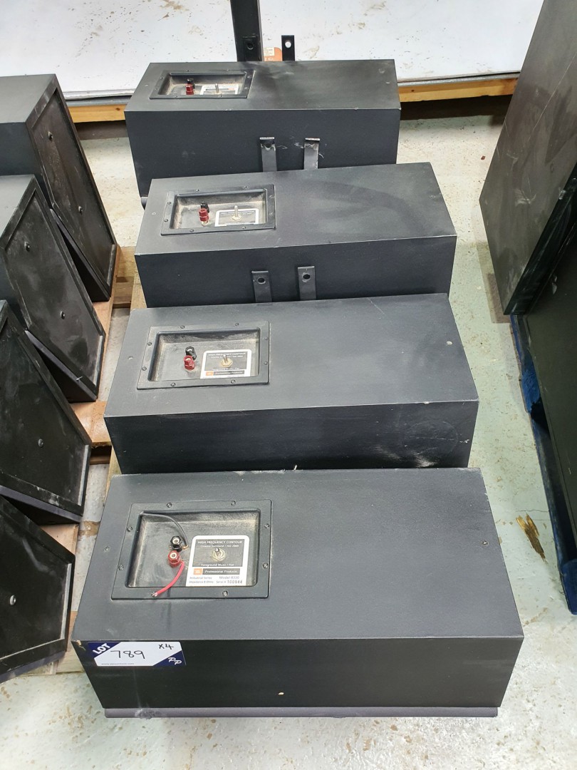 4x JBL 8330 music / cinema surround speakers