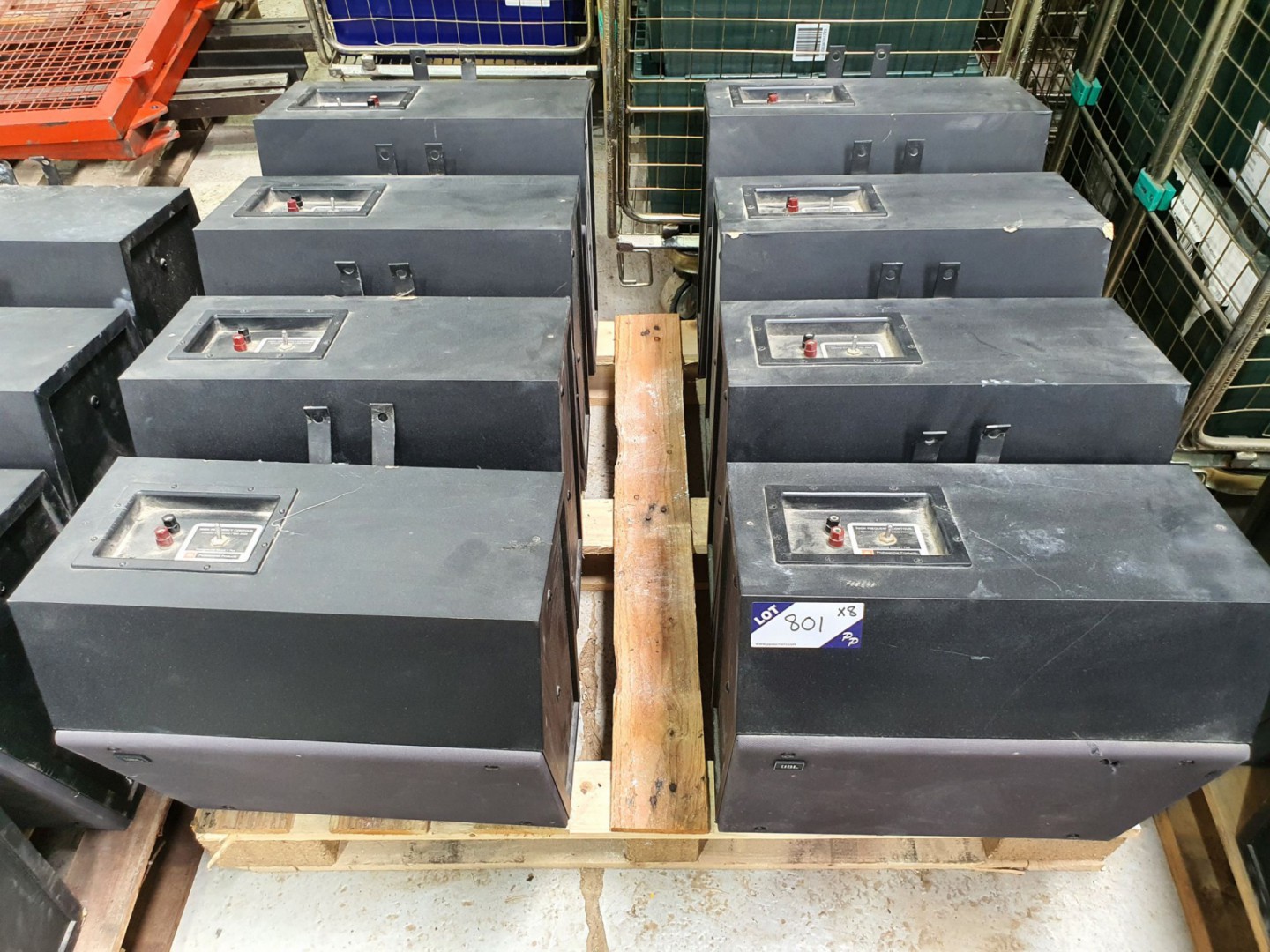 8x JBL 8330 music / cinema surround speakers