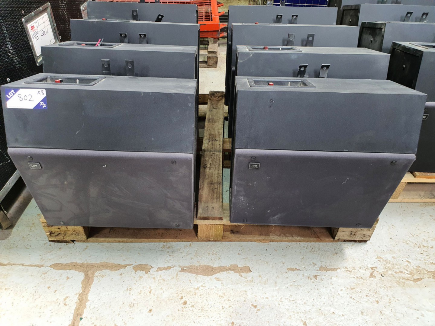 8x JBL 8330 music / cinema surround speakers