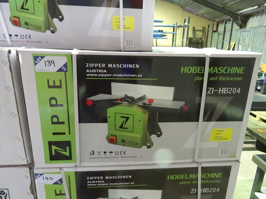 Zipper ZI-HB204 planer & thicknesser, 1250W, 240v,...