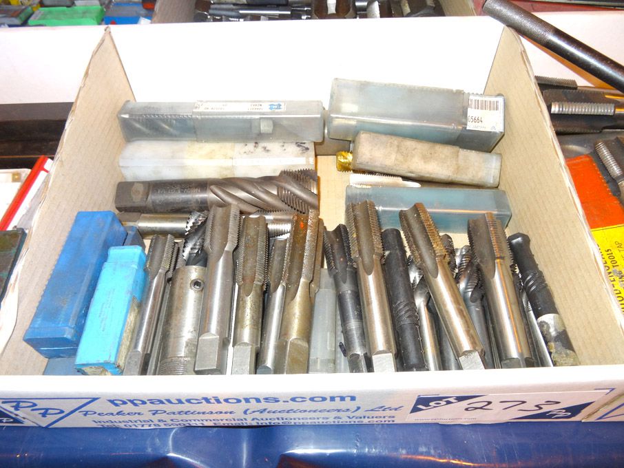 Qty HSS taps to 27mm approx - lot located at: King...
