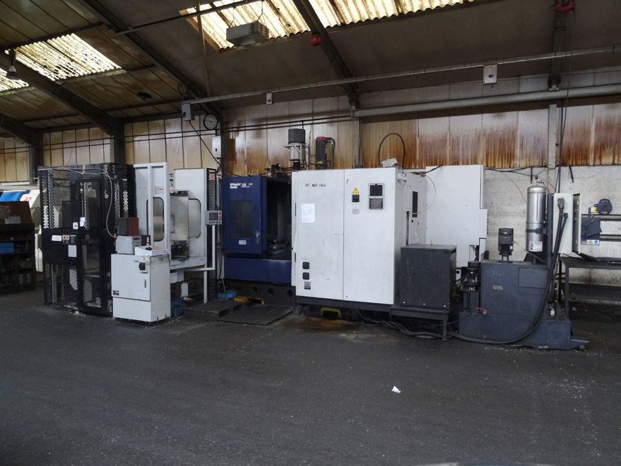 Hitachi Seiki HS400 CNC 6 pallet HMC, Seicos 16M c...
