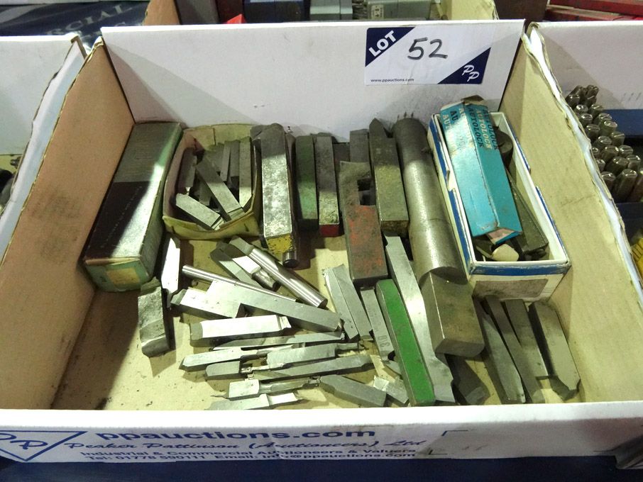 Qty various HSS turning tools  - lot located at: A...