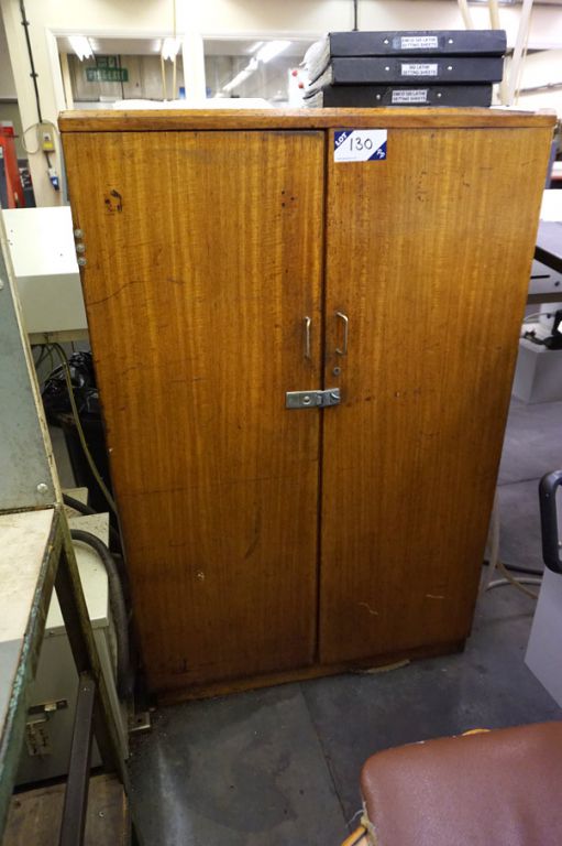 900x600x1400mm wooden 2 door storage cupboard, int...