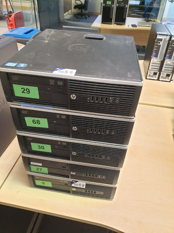 4x HP Compaq Intel desktop PC's